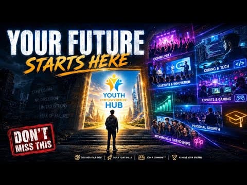 Introducing Youth empowerment Hub | A must watch video for students